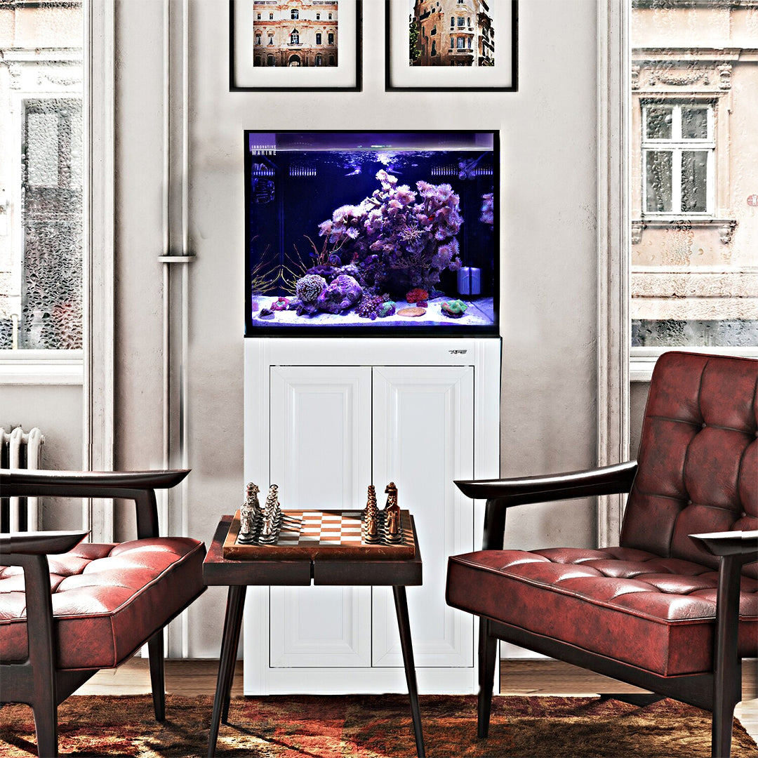 Innovative Marine Fusion Pro 2 - 40 AIO Aquarium w/ APS Stand - White