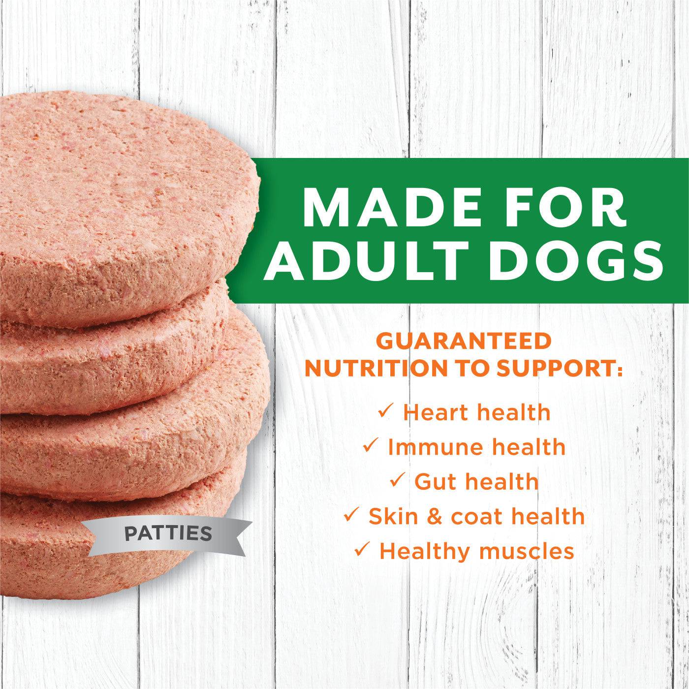 Instinct Raw Longevity Frozen Patties Grass-Fed Adult Dog Food Lamb - 6lb - The Pet Source