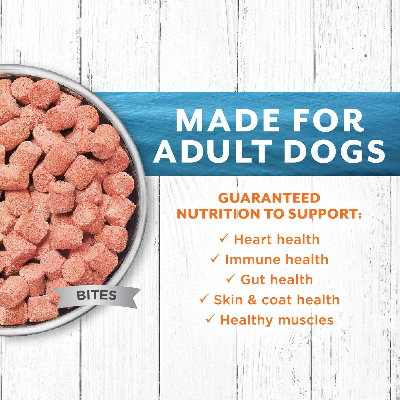 Instinct Raw Longevity Frozen Bites Adult Dog Food Wild-Caught Alaskan Pollock - 4lb - The Pet Source