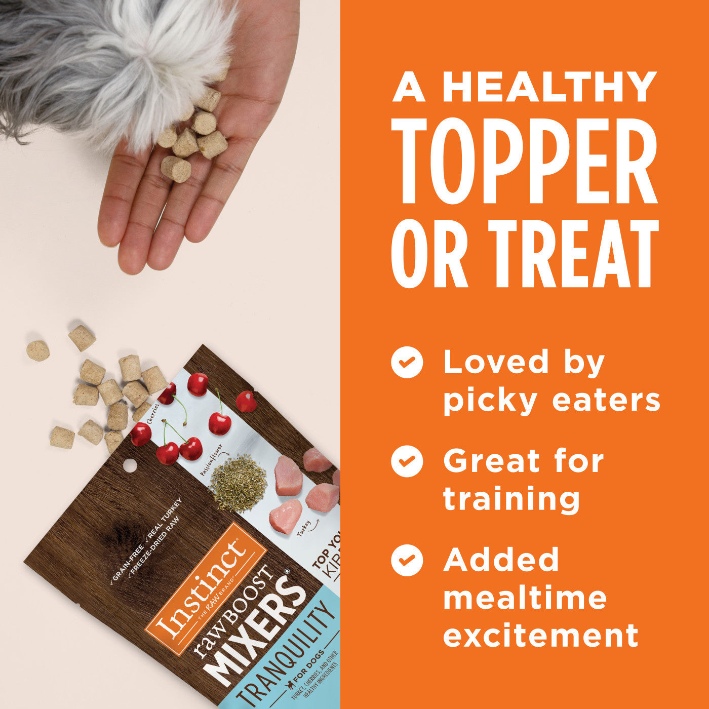 Instinct Raw Boost Mixers Tranquility Dog Food Topper - 12.5oz