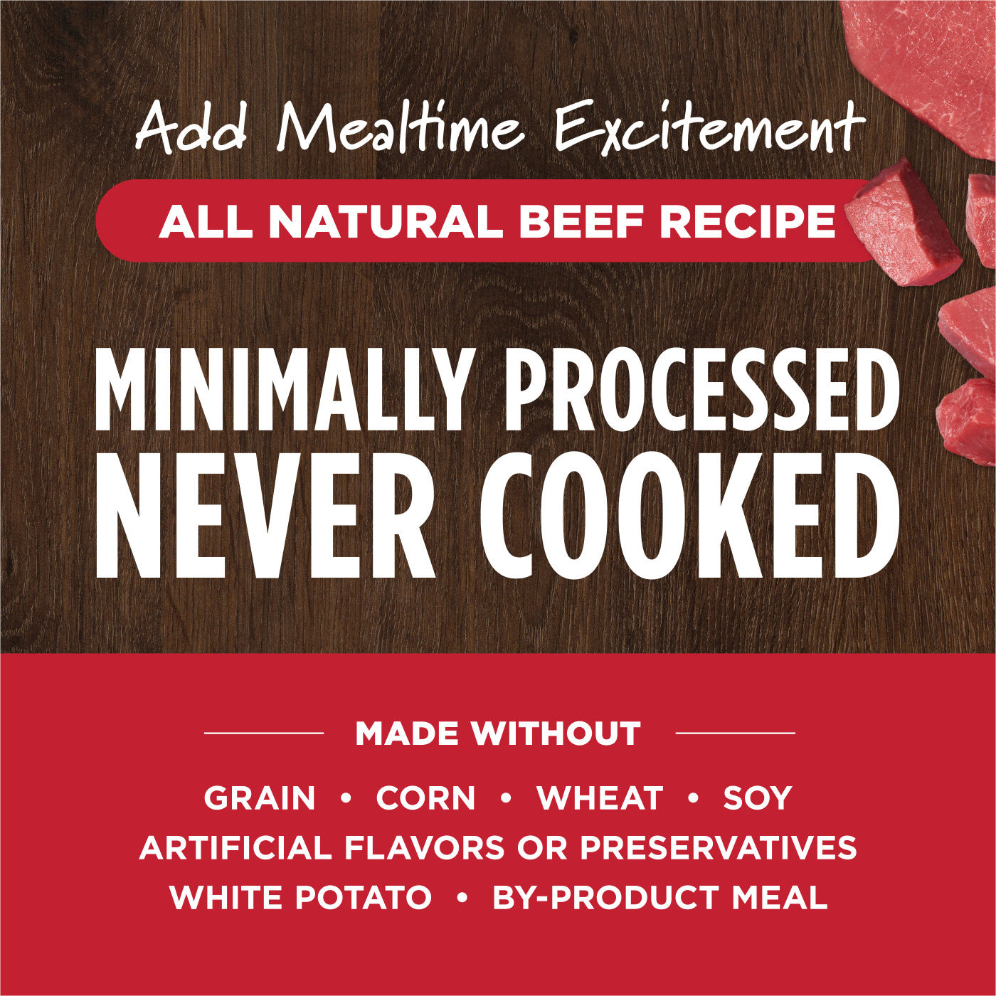 Instinct Raw Boost Shakers Beef Dog Food Topper - 5.5oz