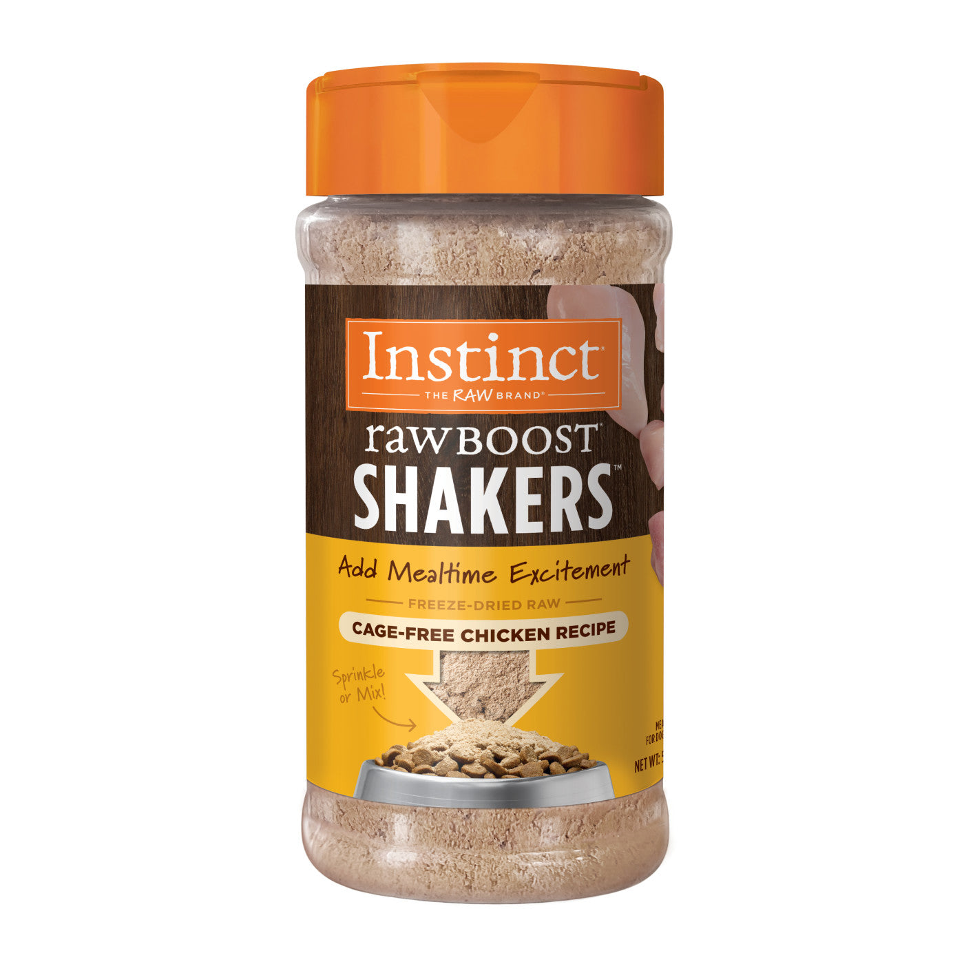 Instinct Raw Boost Shakers Cage Free Chicken Dog Food Topper - 5.5oz