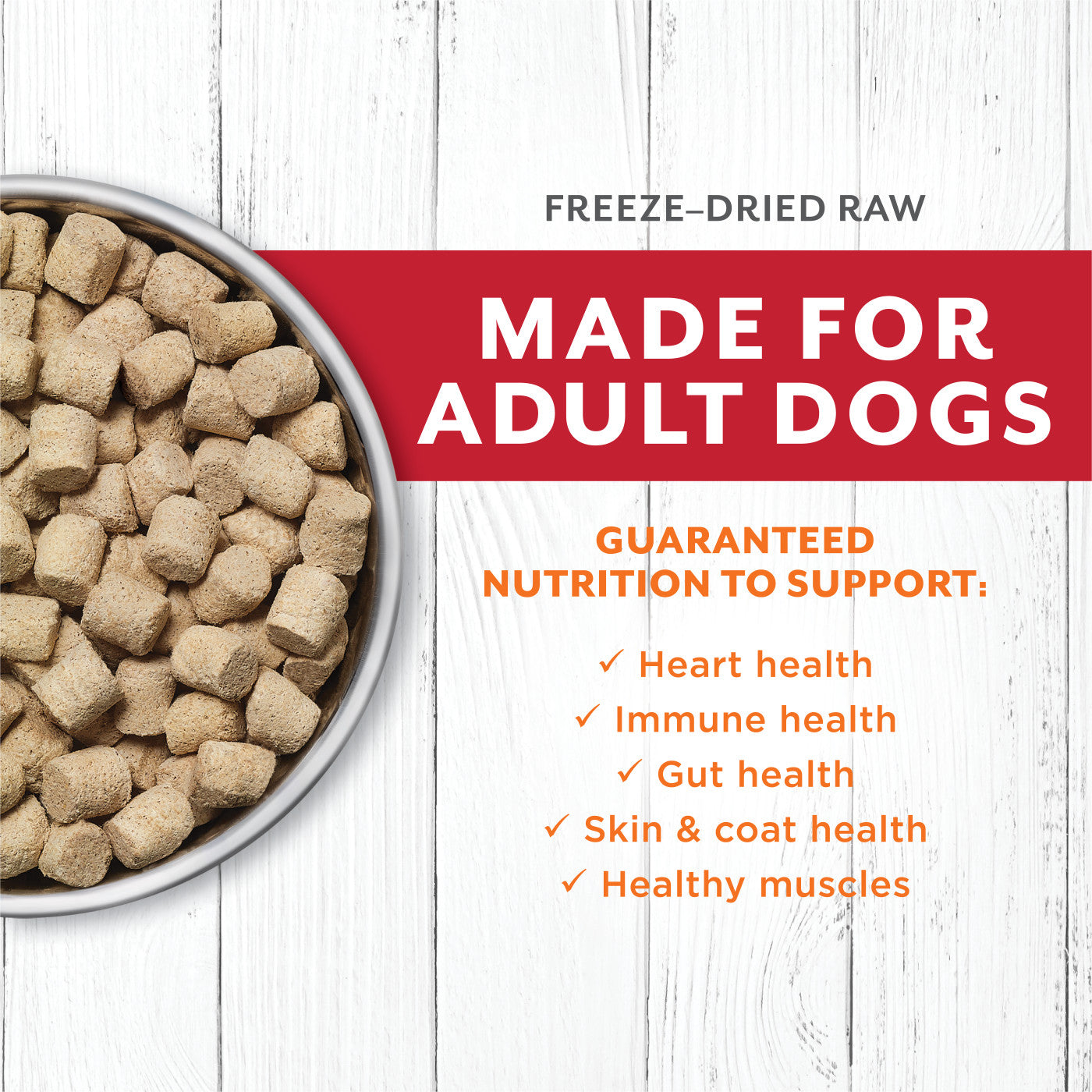 Instinct Raw Longevity Freeze Dried Bites Adult Dog Food Beef - 16oz