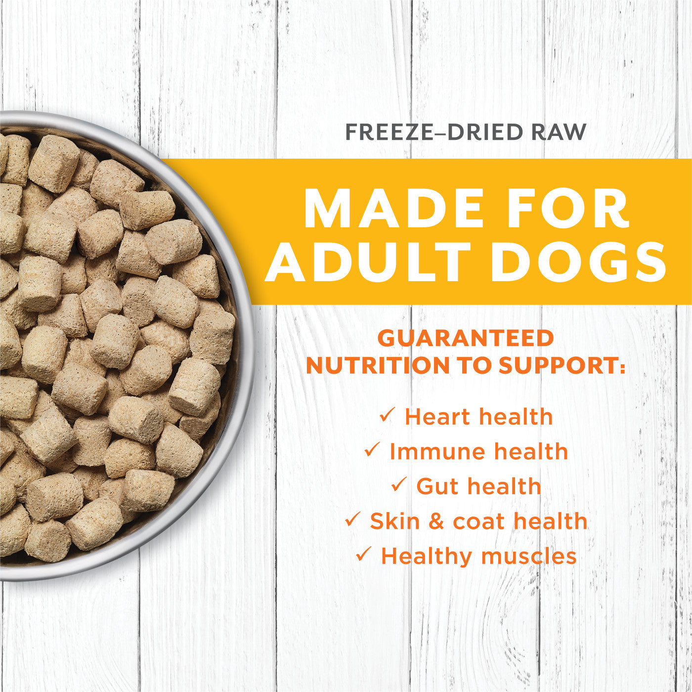 Instinct Raw Longevity Freeze Dried Bites Adult Dog Food Chicken - 16oz