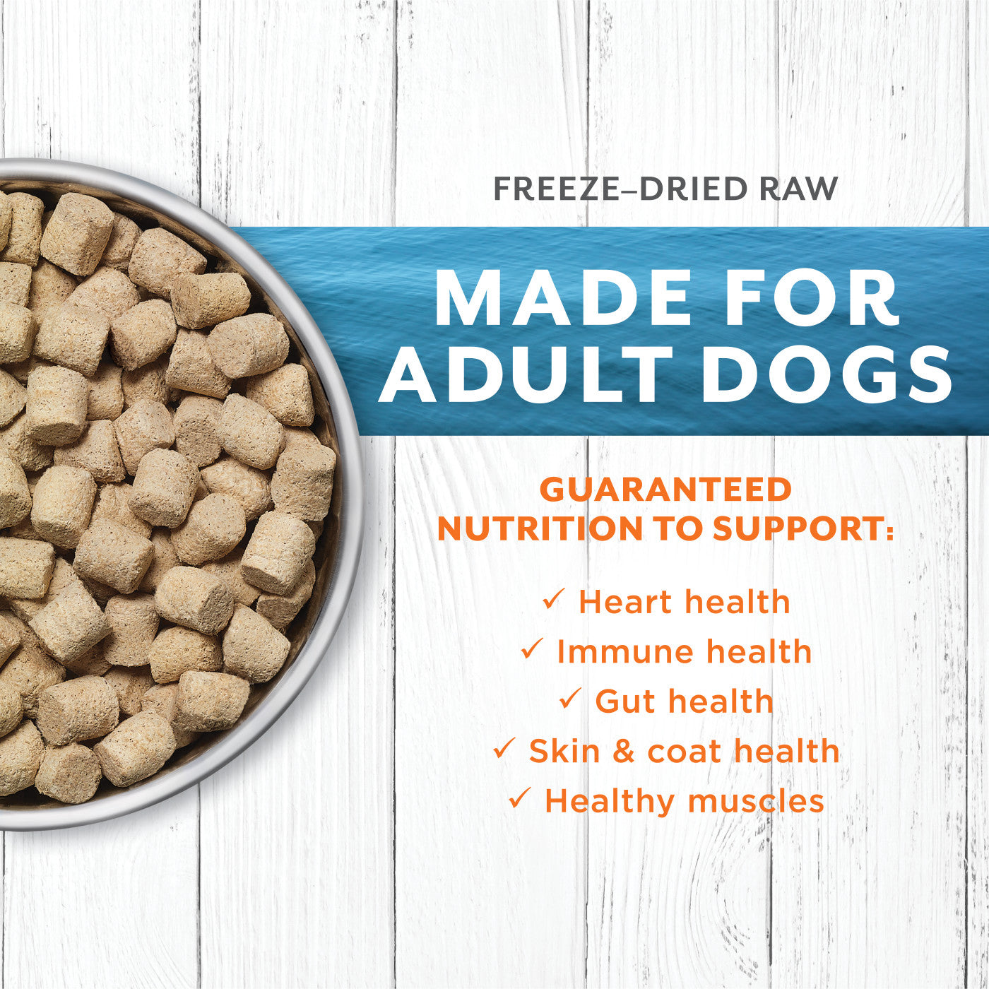 Instinct Raw Longevity Freeze Dried Bites Adult Dog Food Pollock - 14oz