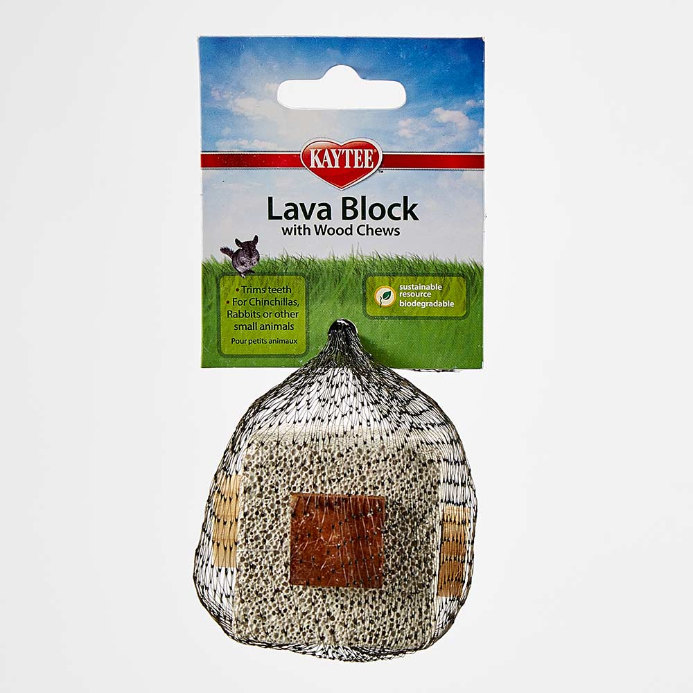 Kaytee Lava block With Wood Chews - The Pet Source