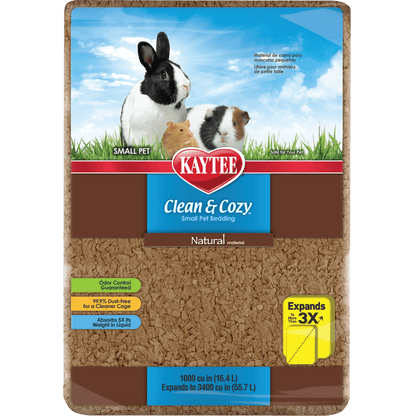 Kaytee Clean & Cozy Natural Bedding - 49.2L - The Pet Source