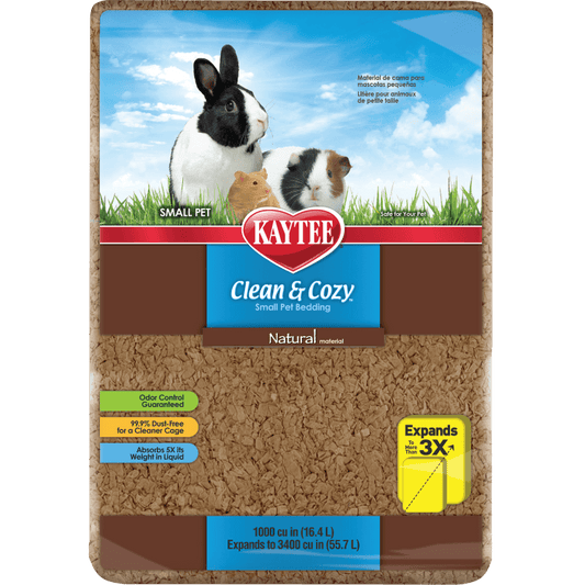 Kaytee Clean & Cozy Natural Bedding - 49.2L - The Pet Source