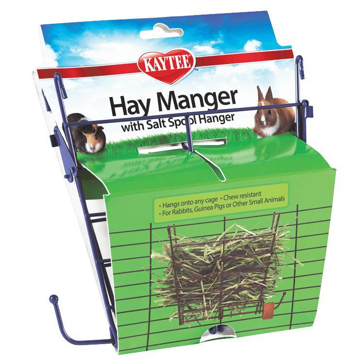 Kaytee Hay Manger Feeder With Salt Hanger - The Pet Source