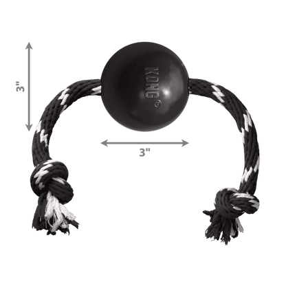 Kong Extreme Ball With Rope - The Pet Source