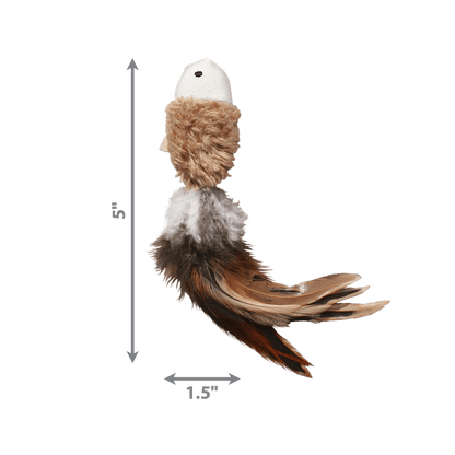 Kong Naturals Crinkle Fish 2-pck - The Pet Source