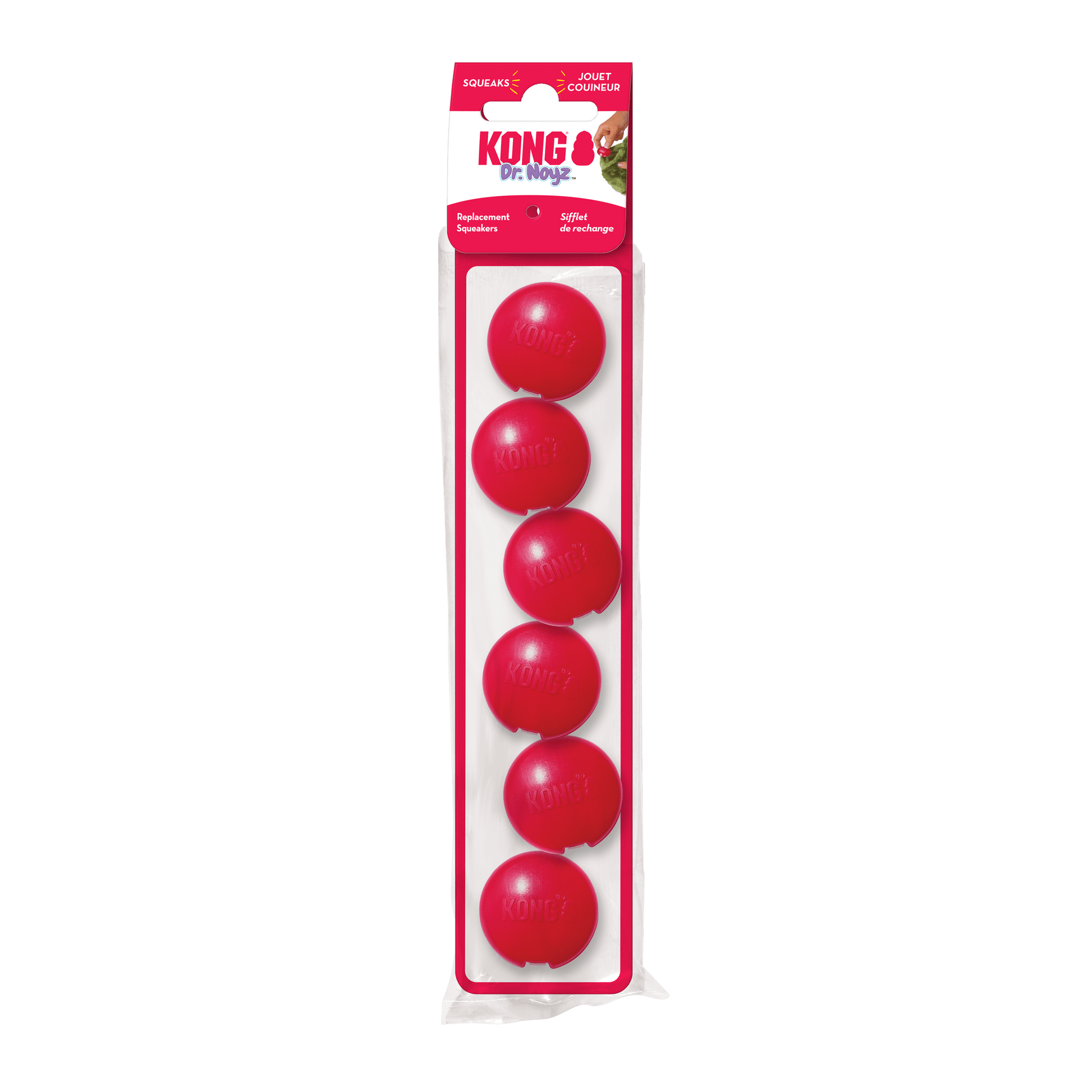 Kong Replacement Squeakers Small 6 Pack - The Pet Source