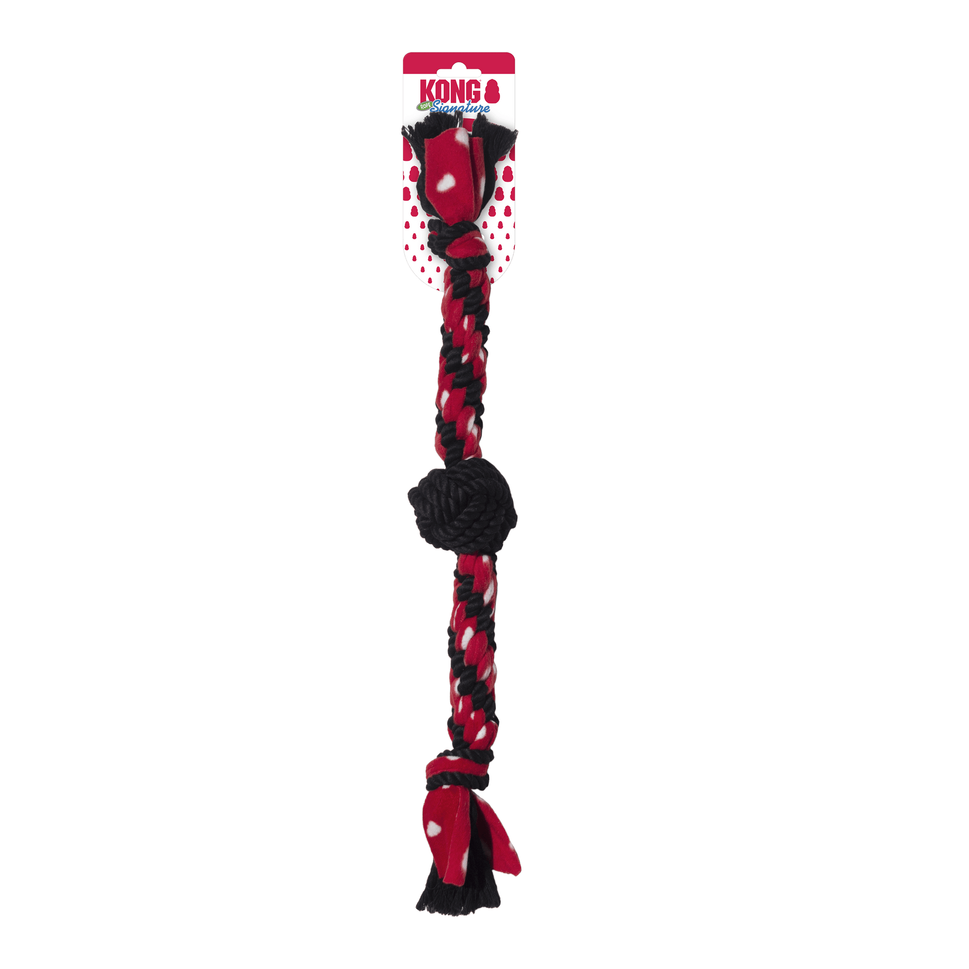 Kong Signature Rope Dual Knot With Ball - The Pet Source