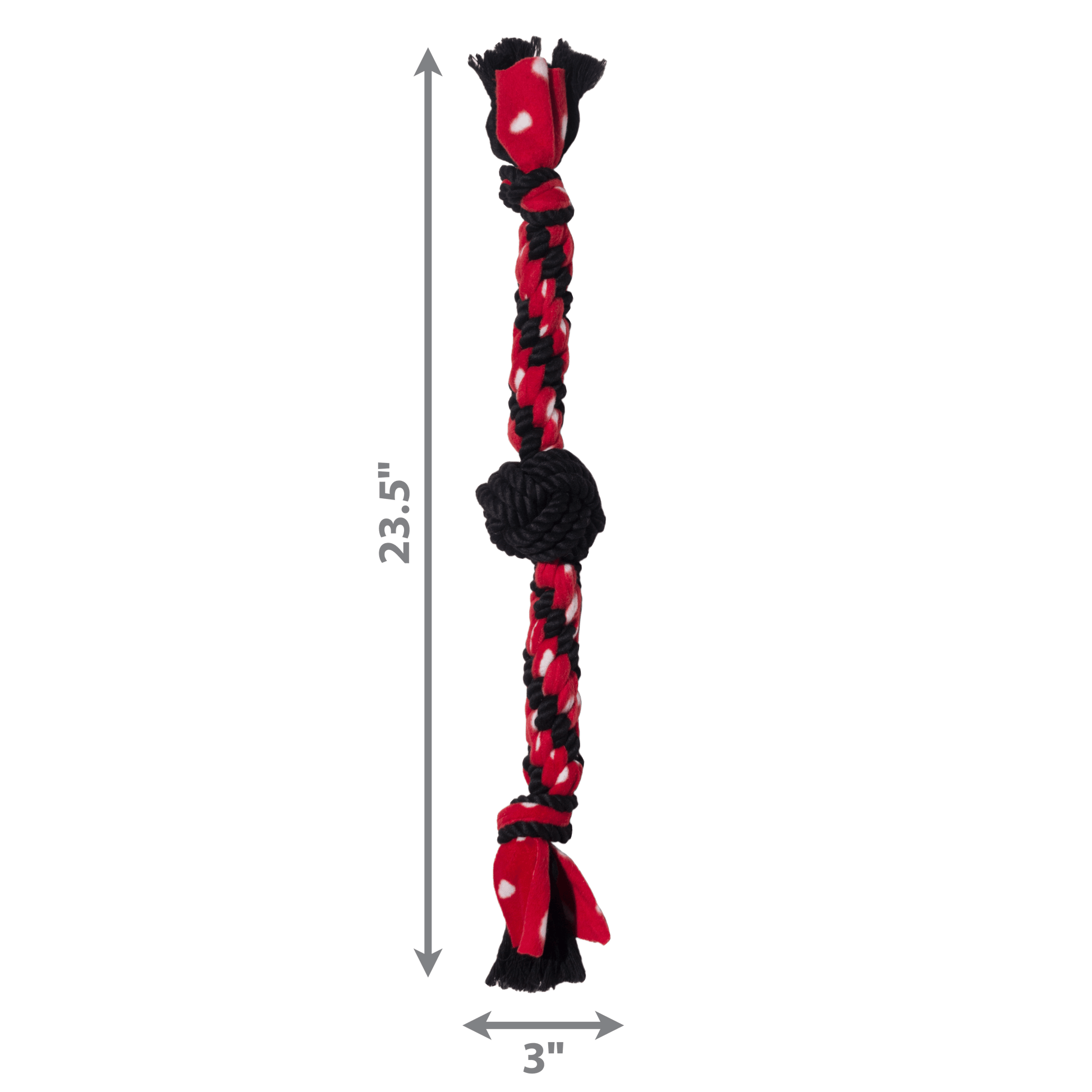 Kong Signature Rope Dual Knot With Ball - The Pet Source