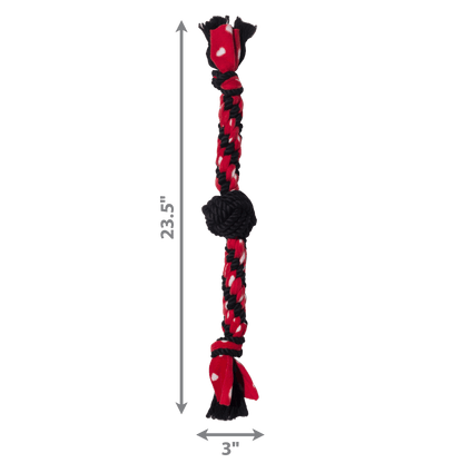 Kong Signature Rope Dual Knot With Ball - The Pet Source