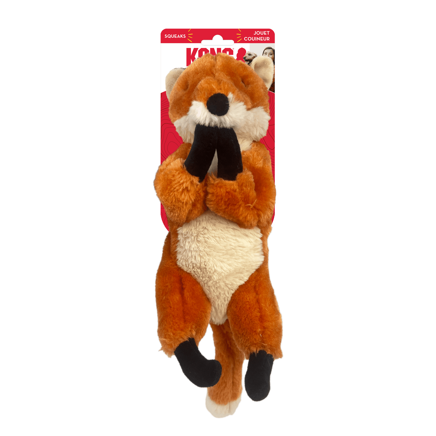 Kong Wild Low Stuff Fox Medium - The Pet Source