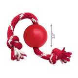 Kong Ball With Rope - The Pet Source