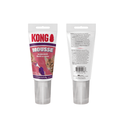 Kong Mousse Salmon Cat Treat 2.5 oz - The Pet Source