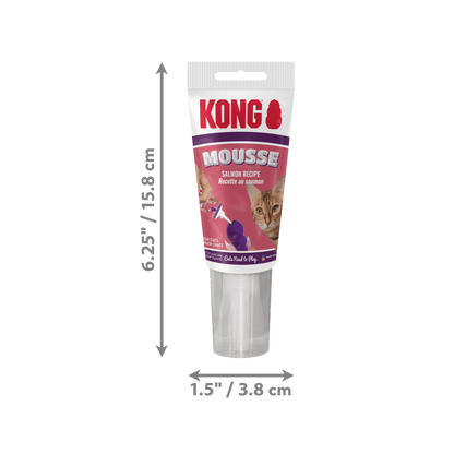 Kong Mousse Salmon Cat Treat 2.5 oz - The Pet Source