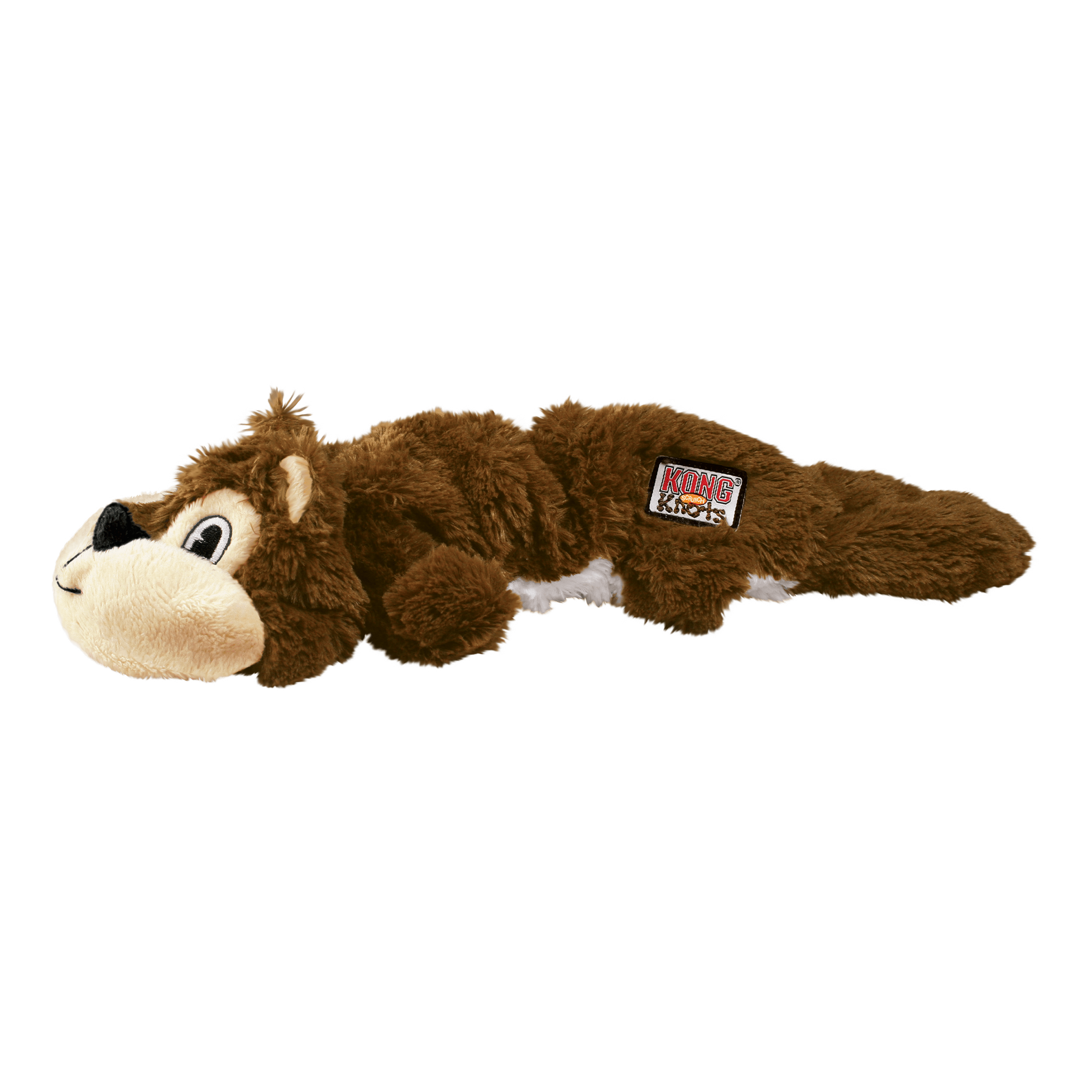 Kong Scrunch Knots Squirrel - Small/Medium - The Pet Source