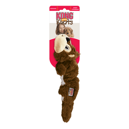 Kong Scrunch Knots Squirrel - Small/Medium - The Pet Source