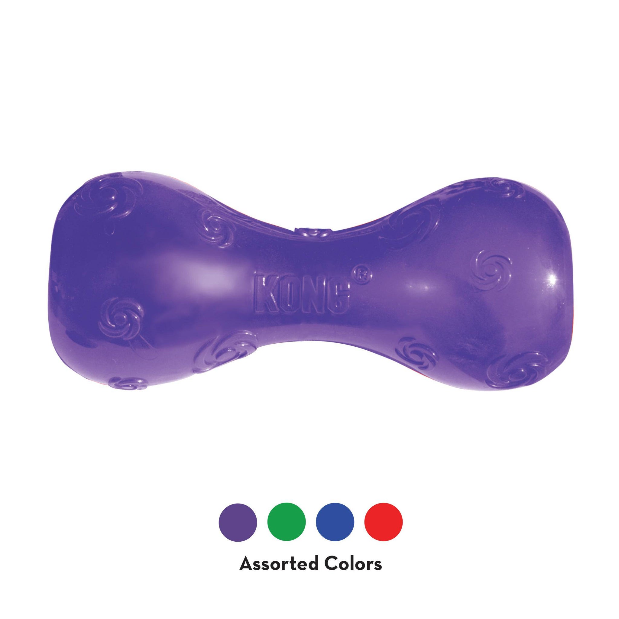 Kong Squeezz Dumbbell - Assorted Colors - Small - The Pet Source