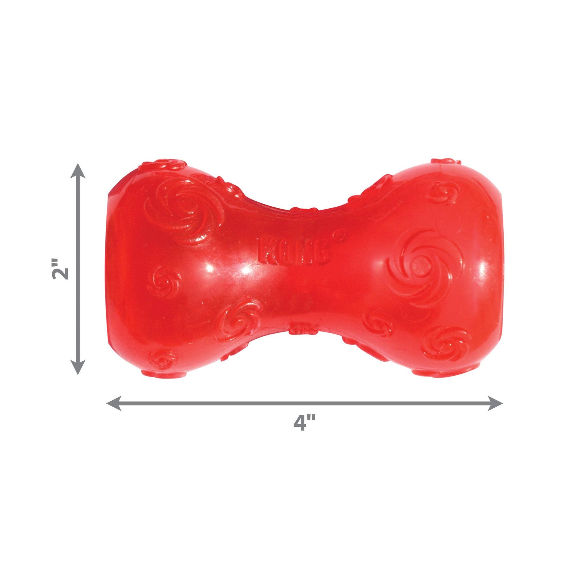 Kong Squeezz Dumbbell - Assorted Colors - Small - The Pet Source