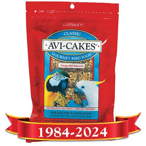 Classic Avi-Cakes for Macaw & Cockatoo - 1lb - The Pet Source