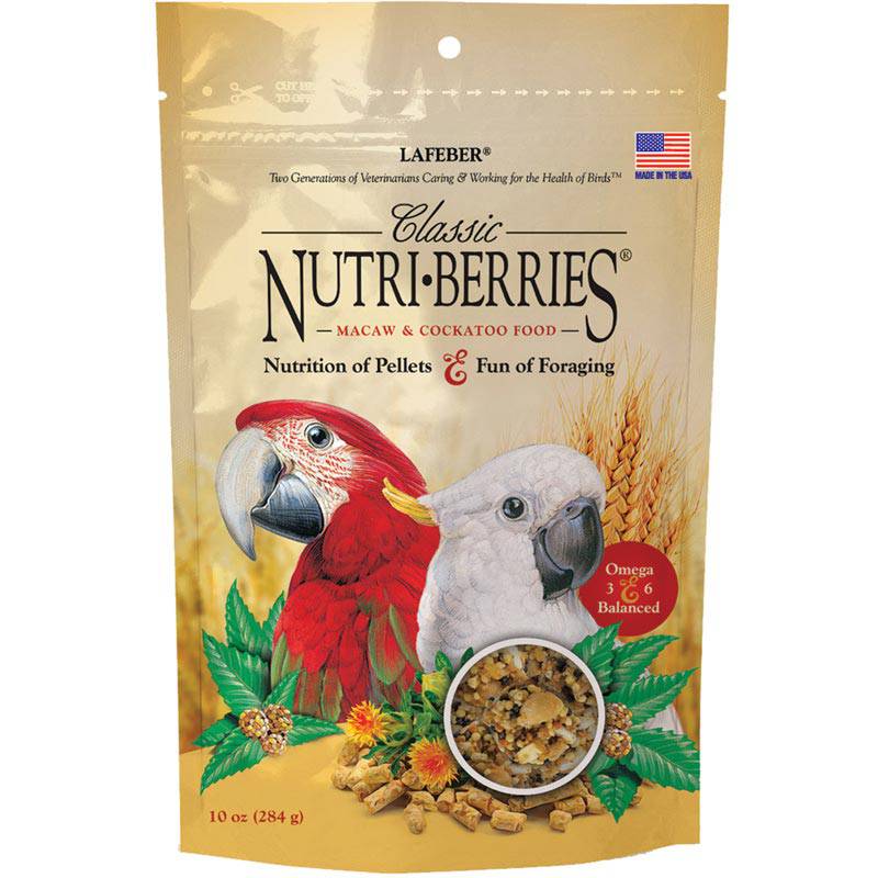 Lafeber Classic Macaw & Cockatoo Nutri-Berries - 10oz - The Pet Source