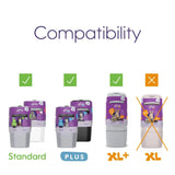 Litter Genie Plus Cat Litter Pail Disposal System Refill Jumbo - 2 pack - The Pet Source