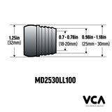 Multidapter 2530-100 – 25-30mm Pipe to 1in Modular Hose Adapter