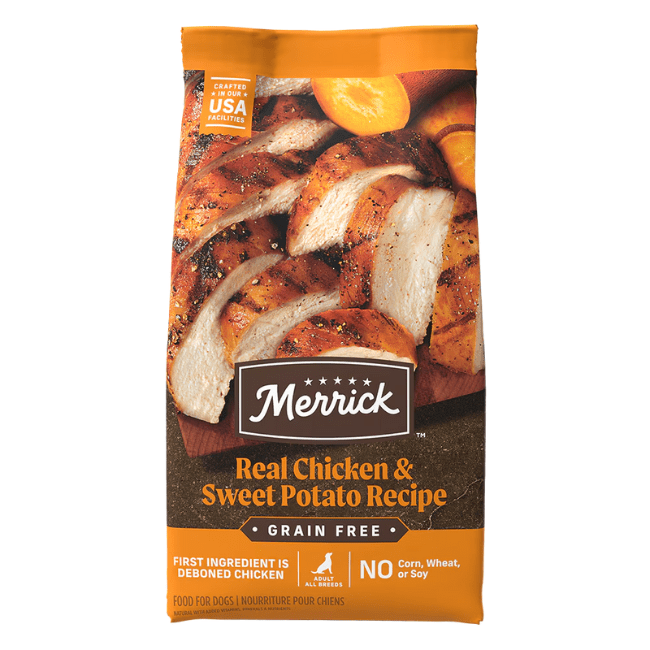 Merrick Real Chicken + Sweet Potato Recipe Adult Dog Food - The Pet Source