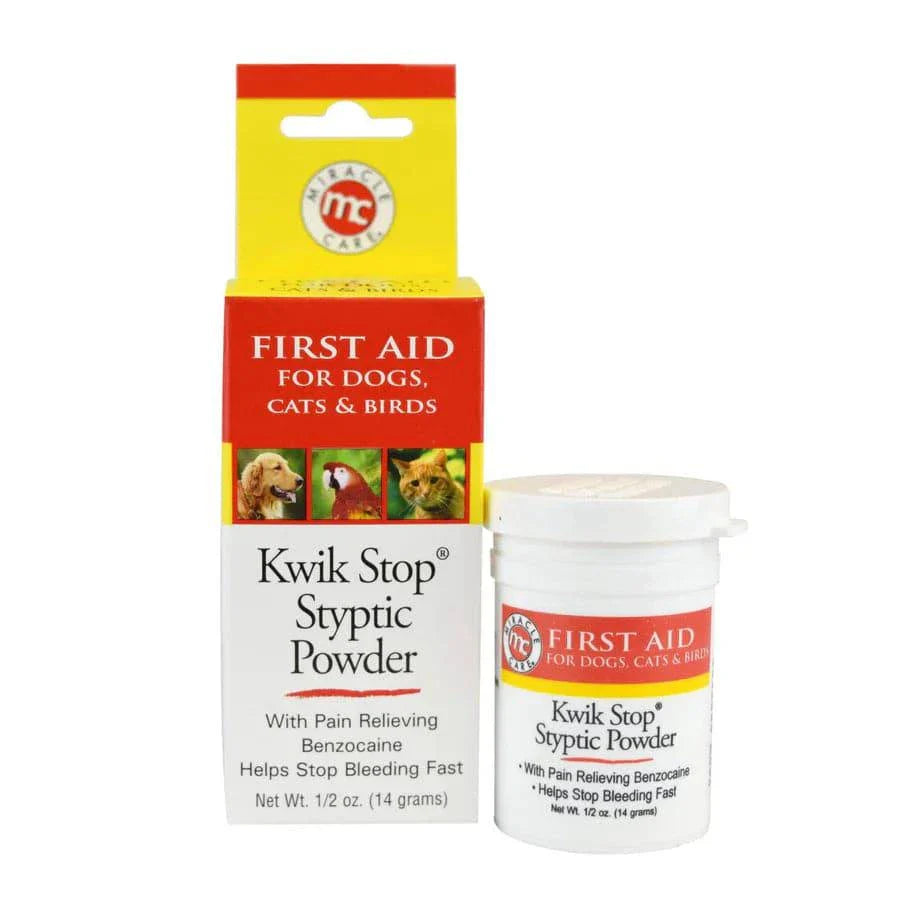 Miracle Care Kwik Stop Styptic Powder - 14g - The Pet Source