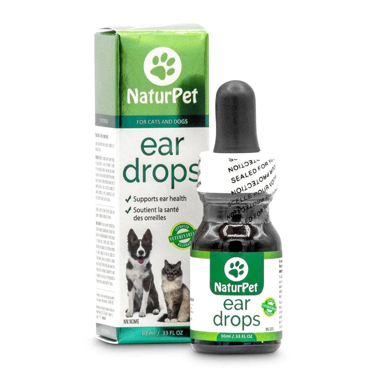 NaturPet Ear Drops - 10ml - The Pet Source