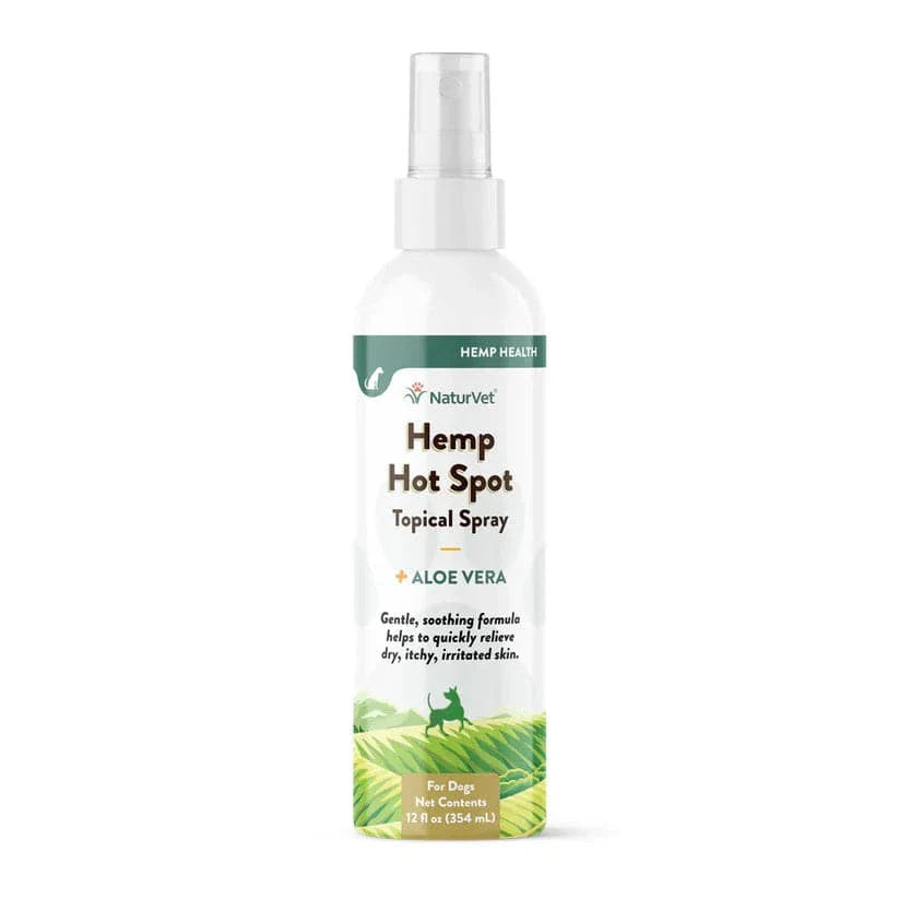 NaturVet Hemp Hot Spot Spray - 12oz - The Pet Source