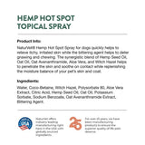NaturVet Hemp Hot Spot Spray - 12oz - The Pet Source