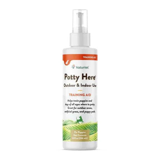 NaturVet Potty Here Training Aid Spray - 8oz - The Pet Source