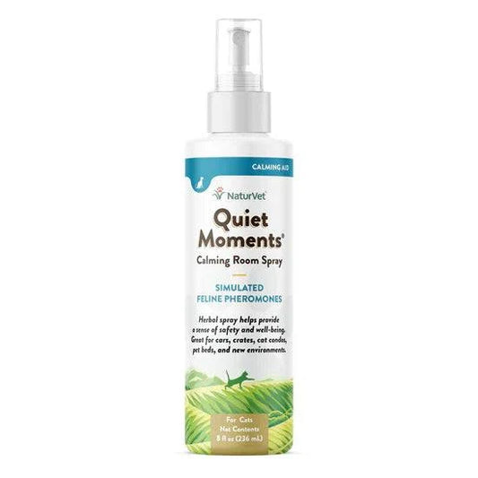 NaturVet Quiet Moments Cat Calming Room Spray - 8oz - The Pet Source