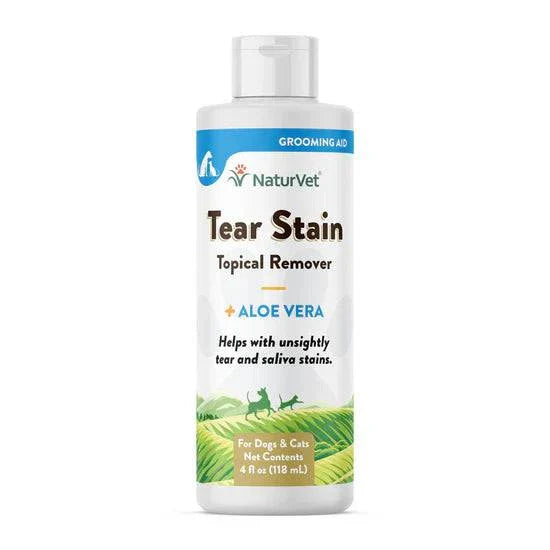 NaturVet Tear Stain Topical Remover - 4oz - The Pet Source