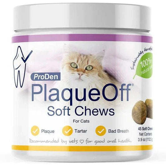 NaturVet ProDen PlaqueOff Cat Soft Chews - 45ct - The Pet Source