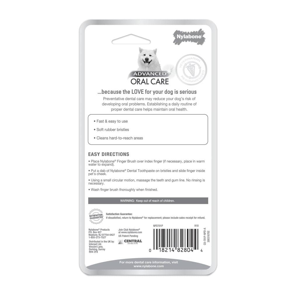 Nylabone Advanced Oral Care Finger Brush - The Pet Source