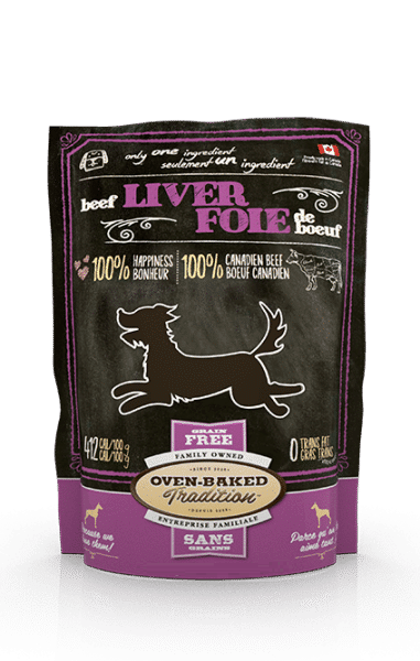 Oven Baked Tradition All Natural Treats For Dogs - Beef Liver - 250g - The Pet Source