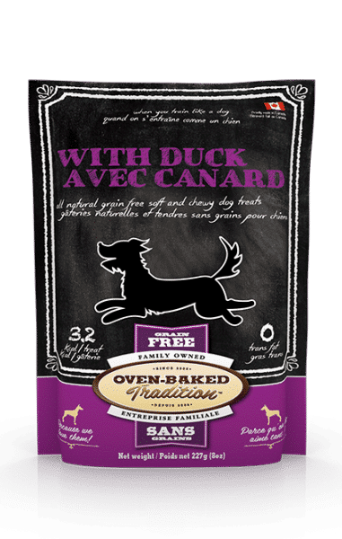 Oven Baked Tradition All Natural Treats For Dogs - Duck - 8oz - The Pet Source