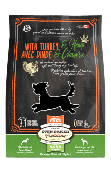 Oven Baked Tradition All Natural Treats For Dogs - Turkey & Hemp - 6oz - The Pet Source