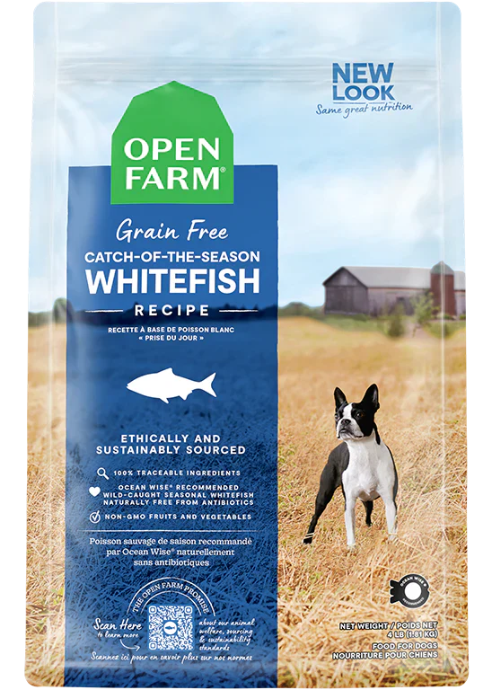Open Farm Catch-of-the-Season Whitefish Grain Free Dry Dog Food - 22lb