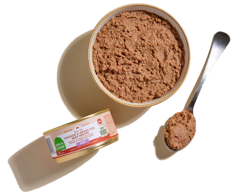 Open Farm Chicken & Grass Fed Beef Adult Wet Cat Food - 5.3oz
