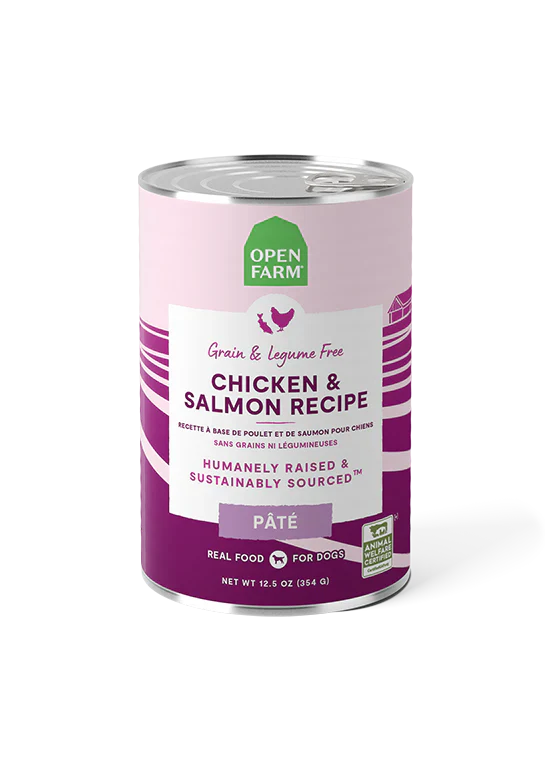 Open Farm Chicken & Salmon Pâté Wet Dog Food - 12.5oz