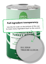 Open Farm Homestead Turkey Pâté Wet Dog Food - 12.5oz