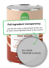 Open Farm Chicken & Grass Fed Beef Pâté Wet Dog Food - 12.5oz