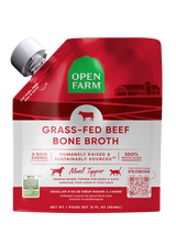 Open Farm Grass Fed Beef Bone Broth For Dogs & Cats - 12oz